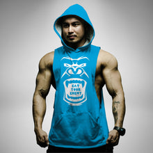 Load image into Gallery viewer, AH160 Eat Your Enemy Sleeveless Hoodie