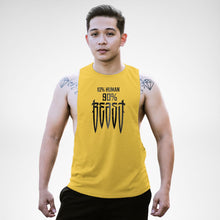 Load image into Gallery viewer, 10% Human 90% Beast Openside Tank Top