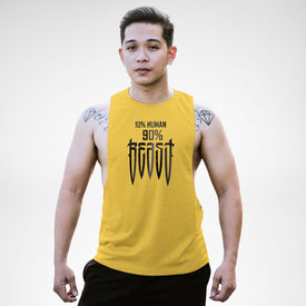 10% Human 90% Beast Openside Tank Top