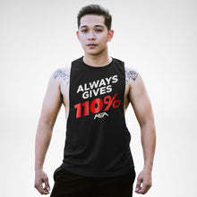 Load image into Gallery viewer, Always Gives 110% Openside Tank Top