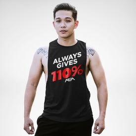 Always Gives 110% Openside Tank Top