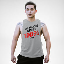 Load image into Gallery viewer, Always Gives 110% Openside Tank Top