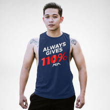 Load image into Gallery viewer, Always Gives 110% Openside Tank Top