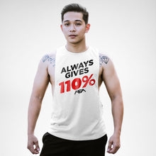 Load image into Gallery viewer, Always Gives 110% Openside Tank Top