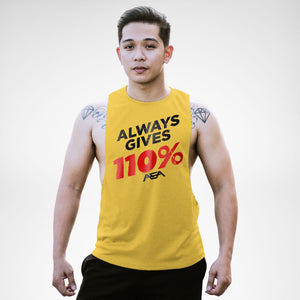 Always Gives 110% Openside Tank Top