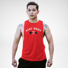 Load image into Gallery viewer, Stay Home Stay Fit Openside Tank Top
