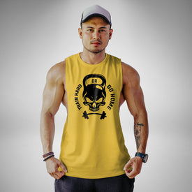 AM102 Train Hard Or Go Home Openside Tank Top