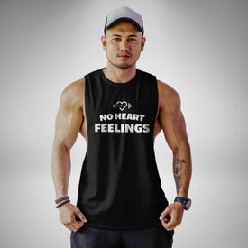 AM103 No Heart Feelings Openside Tank Top