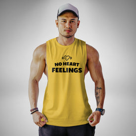 AM103 No Heart Feelings Openside Tank Top