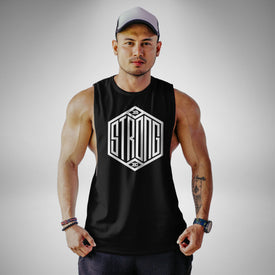 AM104 Be Strong Openside Tank Top