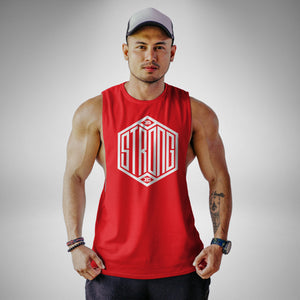 AM104 Be Strong Openside Tank Top