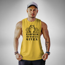 Load image into Gallery viewer, AM106 Earned Not Given Openside Tank Top