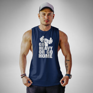 AM108 Go Heavy Or Go Home Openside Tank Top