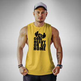 AM108 Go Heavy Or Go Home Openside Tank Top