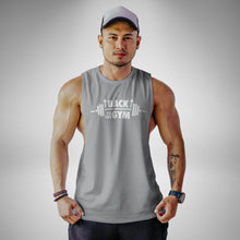 Load image into Gallery viewer, AM113 Back To The Gym Openside Tank Top