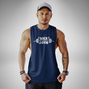 AM113 Back To The Gym Openside Tank Top
