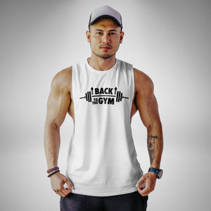 AM113 Back To The Gym Openside Tank Top