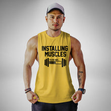 Load image into Gallery viewer, AM114 Installing Muscles Openside Tank Top