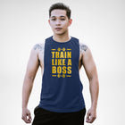 AM122 Train Like A Boss Openside Tank Top