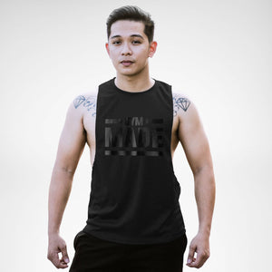 AM127 Gym Made Openside Tank Top