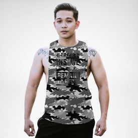 AM131 Train Insane Or Remain The Same Openside Tank Top