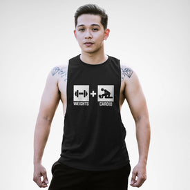 AM135 Weights + Cardio Openside Tank Top