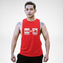 Load image into Gallery viewer, AM135 Weights + Cardio Openside Tank Top