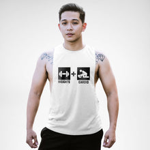Load image into Gallery viewer, AM135 Weights + Cardio Openside Tank Top