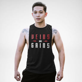 AM156 Veins And Gains Openside Tank Top