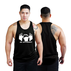 Be Different Bodybuilder Stringer Tank Top