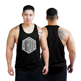 Be Strong Bodybuilder Stringer Tank Top