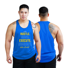 Load image into Gallery viewer, Hustle Grind Execute Bodybuilder Stringer Tank Top