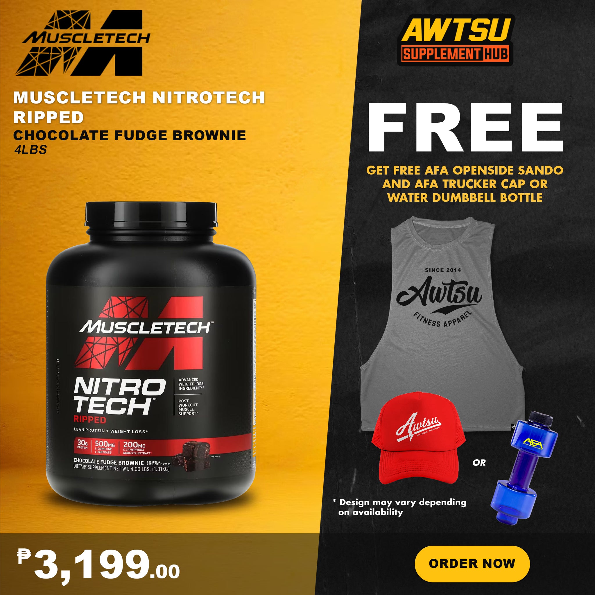 Load image into Gallery viewer, MUSCLETECH - NITROTECH RIPPED 4LBS