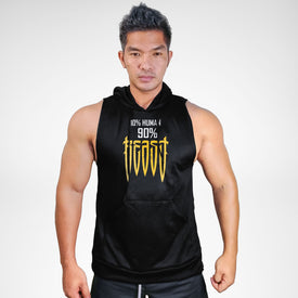 10% Human 90% Beast Sweat Muscle Hoodie