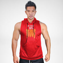 Load image into Gallery viewer, 10% Human 90% Beast Sweat Muscle Hoodie
