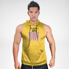 Load image into Gallery viewer, 10% Human 90% Beast Sweat Muscle Hoodie