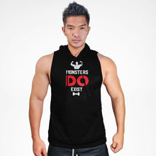 Load image into Gallery viewer, SMH107 Monsters Do Exist Sweat Muscle Hoodie
