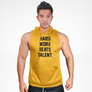 SMH121 Hard Work Beats Talent Sweat Muscle Hoodie