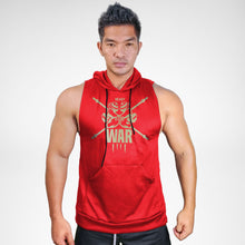 Load image into Gallery viewer, Ready For Wār Sweat Muscle Hoodie