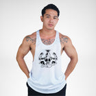 STR105 I Am 100% Spartan Bodybuilder Stringer Tank Top