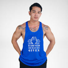 Load image into Gallery viewer, STR106 Earned Not Given Bodybuilder Stringer Tank Top