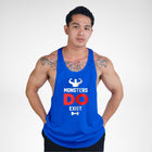 STR107 Monsters Do Exist Bodybuilder Stringer Tank Top