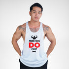 STR107 Monsters Do Exist Bodybuilder Stringer Tank Top