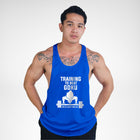STR110 Training To Beat Gōku Bodybuilder Stringer Tank Top