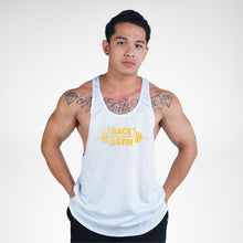 Load image into Gallery viewer, STR113 Back To The Gym Bodybuilder Stringer Tank Top