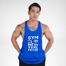 Load image into Gallery viewer, STR117 Gym Is My New Girlfriend Bodybuilder Stringer Tank Top