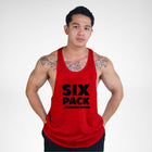 STR128 Six Pack Coming Soon Bodybuilder Stringer Tank Top