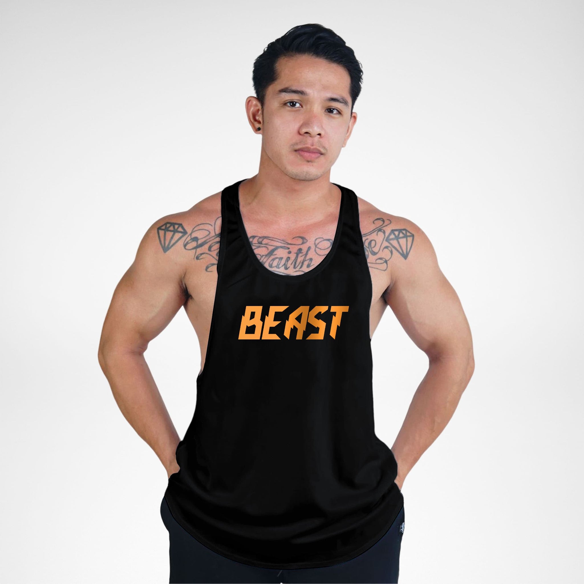 Beast Bodybuilder Stringer Tank Top, Affordable Stringer Top