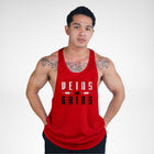 STR156 Veins And Gains Bodybuilder Stringer Tank Top