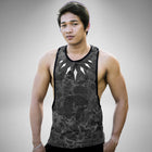 YBS101 Black ₱hāńthèr Y-Back Tank Top